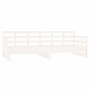 Sofá cama extraíble madera maciza de pino blanco 2x(90x200) cm de vidaXL, Camas y somieres - Ref: Foro24-820373, Precio: 199,...