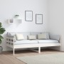Sofá cama madera maciza de pino blanco 90x190 cm de vidaXL, Camas y somieres - Ref: Foro24-820368, Precio: 110,61 €, Descuent...