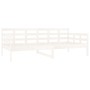 Sofá cama madera maciza de pino blanco 90x190 cm de vidaXL, Camas y somieres - Ref: Foro24-820368, Precio: 110,61 €, Descuent...