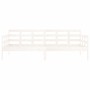 Sofá cama madera maciza de pino blanco 90x190 cm de vidaXL, Camas y somieres - Ref: Foro24-820368, Precio: 110,61 €, Descuent...