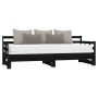 Sofá cama extraíble madera maciza de pino negro 2x(90x200) cm de vidaXL, Camas y somieres - Ref: Foro24-820376, Precio: 201,2...