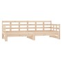 Sofá cama extraíble madera maciza de pino 2x(90x200) cm de vidaXL, Camas y somieres - Ref: Foro24-820372, Precio: 178,31 €, D...