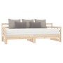 Sofá cama extraíble madera maciza de pino 2x(90x200) cm de vidaXL, Camas y somieres - Ref: Foro24-820372, Precio: 178,31 €, D...