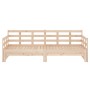 Sofá cama extraíble madera maciza de pino 2x(90x200) cm de vidaXL, Camas y somieres - Ref: Foro24-820372, Precio: 178,31 €, D...