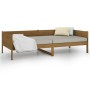 Sofá cama madera maciza de pino marrón miel 80x200 cm de vidaXL, Camas y somieres - Ref: Foro24-820245, Precio: 107,81 €, Des...