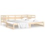 Sofá cama extraíble madera maciza de pino 2x(90x200) cm de vidaXL, Camas y somieres - Ref: Foro24-820312, Precio: 172,27 €, D...