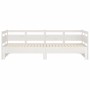 Sofá cama extraíble madera maciza de pino blanco 2x(90x200) cm de vidaXL, Camas y somieres - Ref: Foro24-820313, Precio: 191,...
