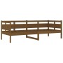 Sofá cama madera maciza de pino marrón miel 80x200 cm de vidaXL, Camas y somieres - Ref: Foro24-820305, Precio: 103,31 €, Des...