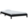 Cama apilable de madera pino maciza negro 80x200 cm de vidaXL, Camas y somieres - Ref: Foro24-820401, Precio: 111,04 €, Descu...