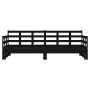 Sofá cama extraíble madera maciza de pino negro 2x(80x200) cm de vidaXL, Camas y somieres - Ref: Foro24-820381, Precio: 178,8...