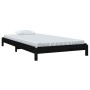Cama apilable de madera pino maciza negro 90x200 cm de vidaXL, Camas y somieres - Ref: Foro24-820396, Precio: 135,98 €, Descu...
