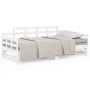 Sofá cama extraíble madera maciza de pino blanco 2x(90x190) cm de vidaXL, Camas y somieres - Ref: Foro24-820353, Precio: 170,...