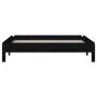 Cama apilable de madera pino maciza negro 90x200 cm de vidaXL, Camas y somieres - Ref: Foro24-820396, Precio: 135,98 €, Descu...