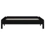 Cama apilable de madera pino maciza negro 90x200 cm de vidaXL, Camas y somieres - Ref: Foro24-820396, Precio: 133,80 €, Descu...
