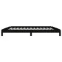 Black solid pine wood stackable bed 90x200 cm by vidaXL, Beds and slatted bases - Ref: Foro24-820396, Price: 133,80 €, Discou...