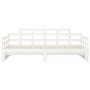 Sofá cama extraíble madera maciza de pino blanco 2x(90x190) cm de vidaXL, Camas y somieres - Ref: Foro24-820353, Precio: 170,...