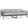 Sofá cama de madera maciza de pino gris 90x200 cm de vidaXL, Camas y somieres - Ref: Foro24-820359, Precio: 128,02 €, Descuen...
