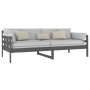 Sofá cama de madera maciza de pino gris 90x200 cm de vidaXL, Camas y somieres - Ref: Foro24-820359, Precio: 128,02 €, Descuen...