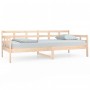 Sofá cama madera maciza de pino 90x200 cm de vidaXL, Camas y somieres - Ref: Foro24-820357, Precio: 107,29 €, Descuento: %
