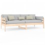 Sofá cama madera maciza de pino 90x200 cm de vidaXL, Camas y somieres - Ref: Foro24-820357, Precio: 107,29 €, Descuento: %
