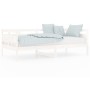 Sofá cama madera maciza de pino blanco 90x190 cm de vidaXL, Camas y somieres - Ref: Foro24-820308, Precio: 114,03 €, Descuent...