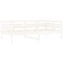 Sofá cama madera maciza de pino blanco 90x190 cm de vidaXL, Camas y somieres - Ref: Foro24-820308, Precio: 114,03 €, Descuent...