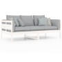 Sofá cama madera maciza de pino blanco 90x190 cm de vidaXL, Camas y somieres - Ref: Foro24-820308, Precio: 114,03 €, Descuent...