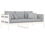 Sofá cama madera maciza de pino blanco 90x190 cm de vidaXL, Camas y somieres - Ref: Foro24-820308, Precio: 114,03 €, Descuent...