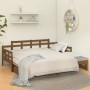 Sofá cama extraíble madera maciza pino marrón miel 2x(90x190)cm de vidaXL, Camas y somieres - Ref: Foro24-820355, Precio: 191...