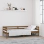 Sofá cama de madera maciza de pino marrón miel 90x190 cm de vidaXL, Camas y somieres - Ref: Foro24-814637, Precio: 123,23 €, ...