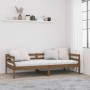 Sofá cama de madera maciza de pino marrón miel 90x190 cm de vidaXL, Camas y somieres - Ref: Foro24-814637, Precio: 123,23 €, ...