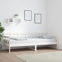 Sofá cama madera maciza de pino blanco 80x200 cm de vidaXL, Camas y somieres - Ref: Foro24-820363, Precio: 121,39 €, Descuent...