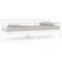 Sofá cama madera maciza de pino blanco 80x200 cm de vidaXL, Camas y somieres - Ref: Foro24-820363, Precio: 121,39 €, Descuent...