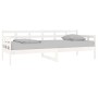 Sofá cama madera maciza de pino blanco 80x200 cm de vidaXL, Camas y somieres - Ref: Foro24-820363, Precio: 121,39 €, Descuent...