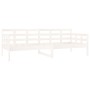 Sofá cama madera maciza de pino blanco 80x200 cm de vidaXL, Camas y somieres - Ref: Foro24-820363, Precio: 121,39 €, Descuent...