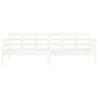 Sofá cama madera maciza de pino blanco 80x200 cm de vidaXL, Camas y somieres - Ref: Foro24-820363, Precio: 121,39 €, Descuent...