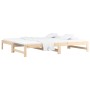 Sofá cama extraíble madera maciza de pino 2x(90x190) cm de vidaXL, Camas y somieres - Ref: Foro24-820437, Precio: 116,64 €, D...