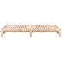 Sofá cama extraíble madera maciza de pino 2x(90x190) cm de vidaXL, Camas y somieres - Ref: Foro24-820437, Precio: 116,64 €, D...