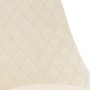 Sillas de comedor giratorias 4 unidades terciopelo color crema en Sillas de comedor | Comprar online en Foru.es
