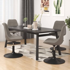 Sillas de comedor giratorias 4 unidades terciopelo gris claro en Sillas de comedor | Comprar online en Foru.es