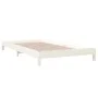 Cama apilable de madera pino maciza blanco 90x200 cm de vidaXL, Camas y somieres - Ref: Foro24-820393, Precio: 98,45 €, Descu...