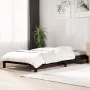 Cama apilable de madera pino maciza negro 75x190 cm de vidaXL, Camas y somieres - Ref: Foro24-820411, Precio: 96,40 €, Descue...