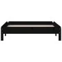 Cama apilable de madera pino maciza negro 75x190 cm de vidaXL, Camas y somieres - Ref: Foro24-820411, Precio: 96,40 €, Descue...