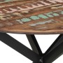 Mesa de comedor madera maciza reciclada y acero 110x78 cm en Mesas de comedor | Comprar online en Foru.es