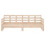 Sofá cama extraíble madera maciza de pino 2x(90x190) cm de vidaXL, Camas y somieres - Ref: Foro24-820382, Precio: 165,73 €, D...