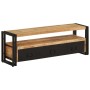 Mueble de TV madera maciza de mango 120x30x40 cm en Muebles TV | Comprar online en Foru.es