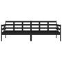 Sofá cama madera maciza de pino negro 80x200 cm de vidaXL, Camas y somieres - Ref: Foro24-820366, Precio: 122,80 €, Descuento: %