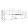 Sofá cama madera maciza de pino negro 80x200 cm de vidaXL, Camas y somieres - Ref: Foro24-820366, Precio: 122,80 €, Descuento: %