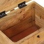 Caja de almacenaje madera maciza de mango 39x28x31 cm en Baúles de almacenamiento | Comprar online en Foru.es