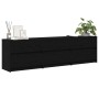 Unidades de TV 2 pcs Roble Negro 180 x 34 x 50 cm en Muebles TV | Comprar online en Foru.es